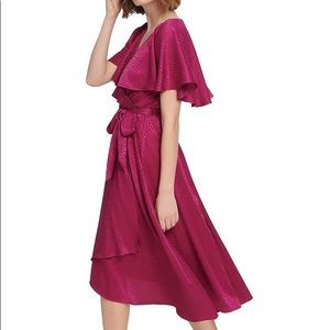 DKNY magenta pink dress